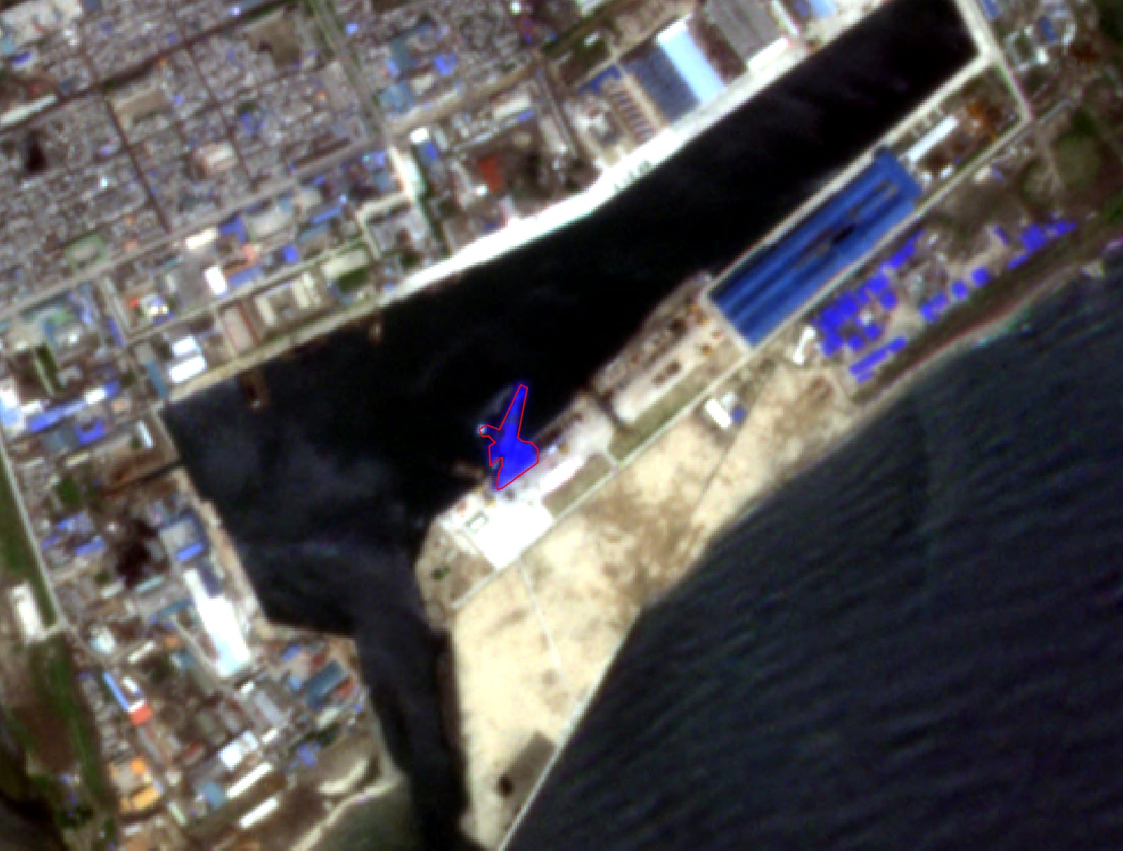 SatChat satellite analysis of the Chongjin shipyard destroyer incident